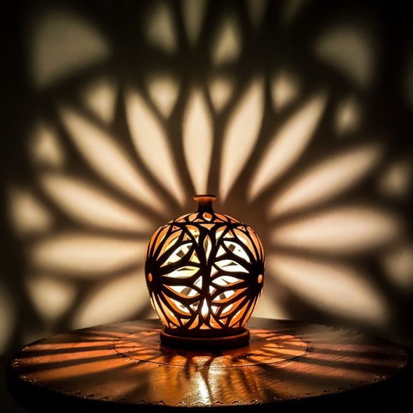 Candle Holder Pottery Candle HolderEthnic Home Decoration